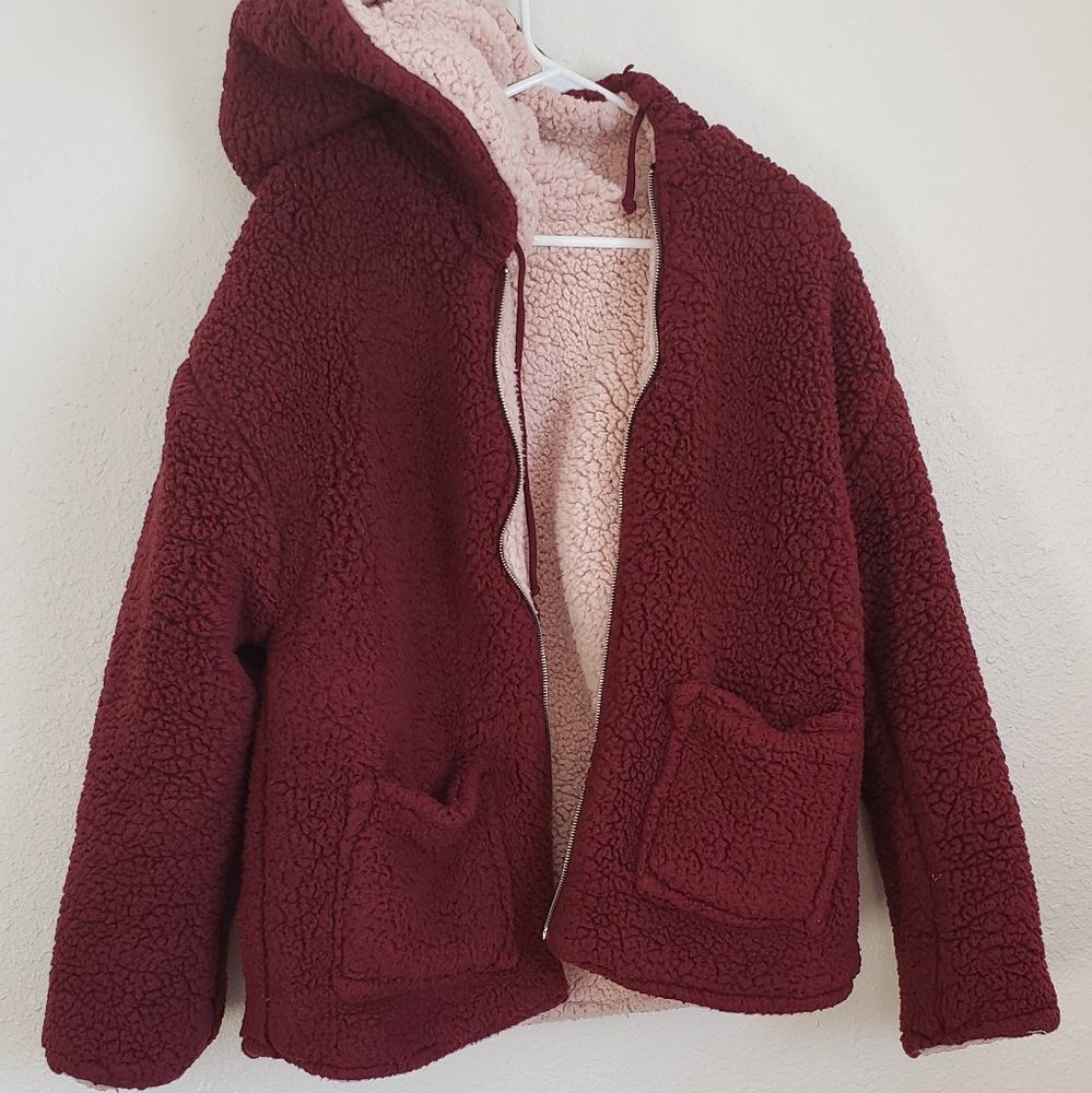 Fluffly Zip Up Jacket